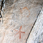 Sign at the beginning of Horseshoe Mesa on the Grandview Trail in the Grand Canyon