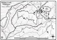 Hickory Creek Wilderness Map